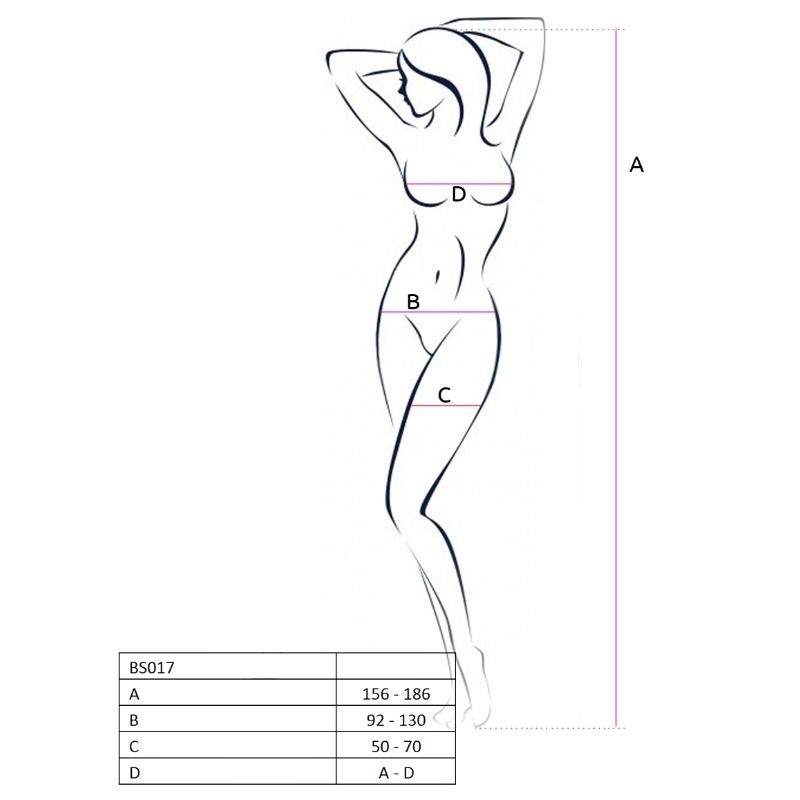Black Bodystocking BS017 - One Size