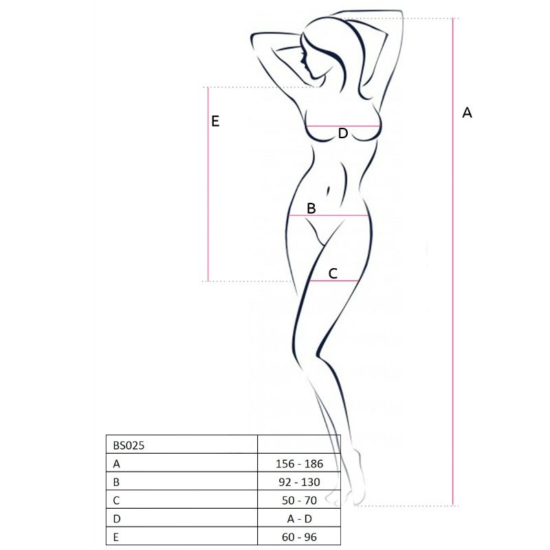 White Dress Style Bodystocking BS025