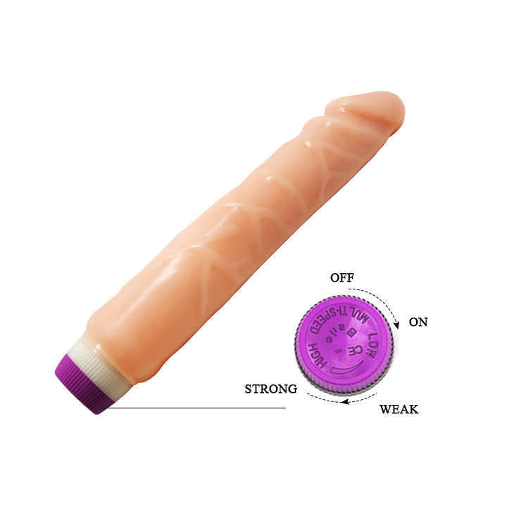 Waves Of Pleasure Realistic Vibrator 25.5 Cm