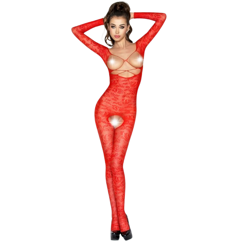 Bodystocking Vermelho BS031