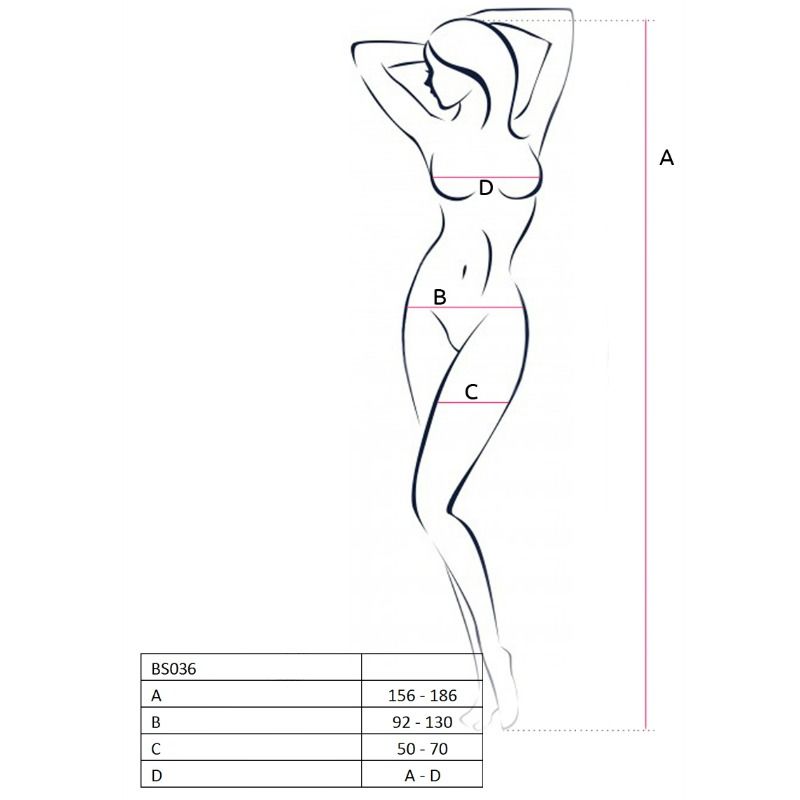 Seductive Black Bodystocking BS036