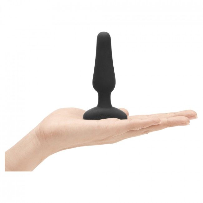 Novice Remote Control Anal Plug - Black