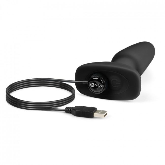 Remote Control Rimming Anal Plug 2 Black