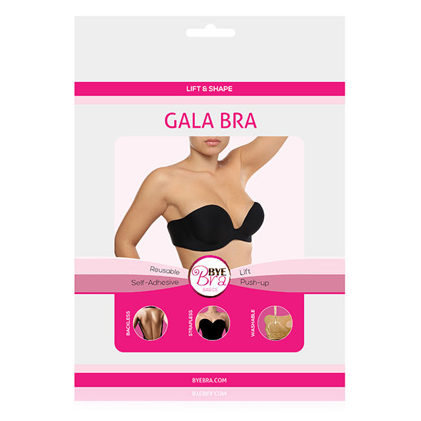 Sujetador de Lencería Negro Elegant Gala Talla D