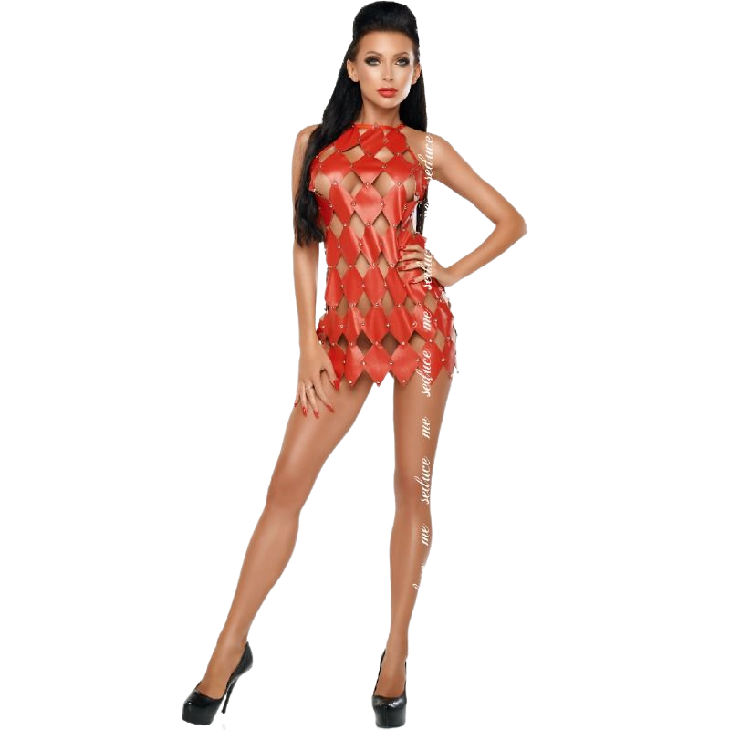 Gwen Red Bare Back Dress S/M