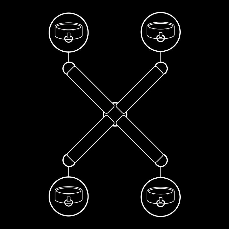 Vegan Leather Bondage Handcuffs