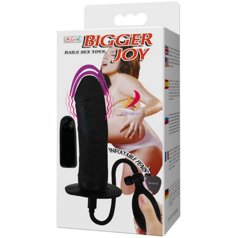 Bigger Joy Inflatable Vibrating Penis 16cm