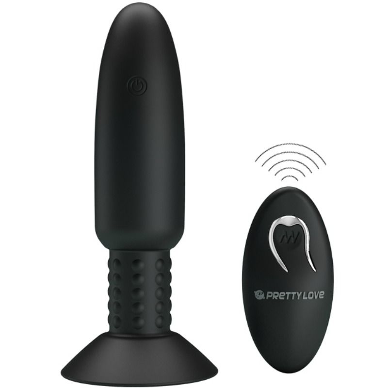 Vibrating & Rotating Pleasure Plug