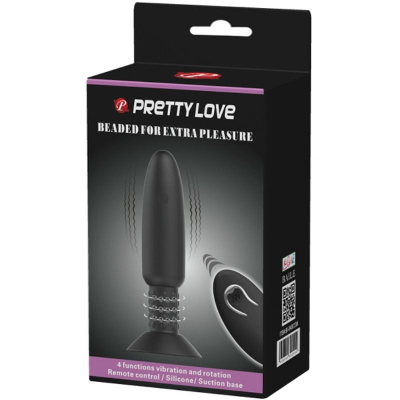Vibrating & Rotating Pleasure Plug