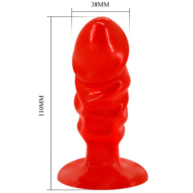 Plug Anal com Ventosa - Unissexo
