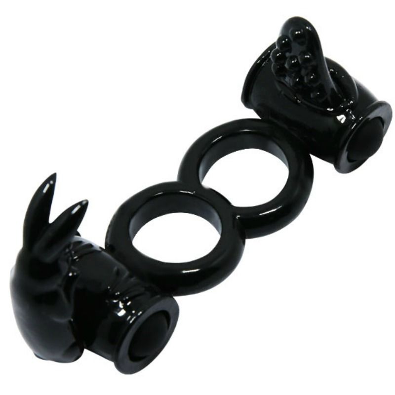 Sweet Ring Double Rabbit Pleasure Ring