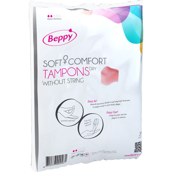 Tampones Secos de Comodidad Suave - Paquete de 30