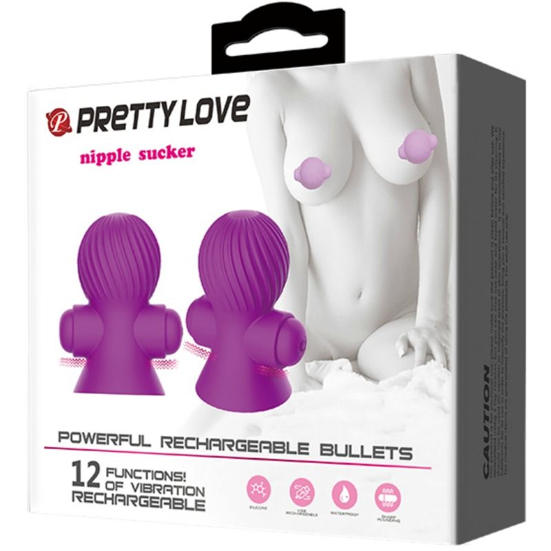 Lilac Vibrating Nipple Stimulators