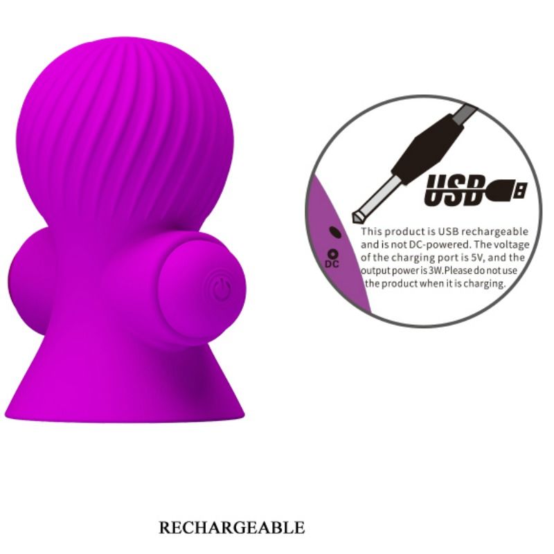 Lilac Vibrating Nipple Stimulators