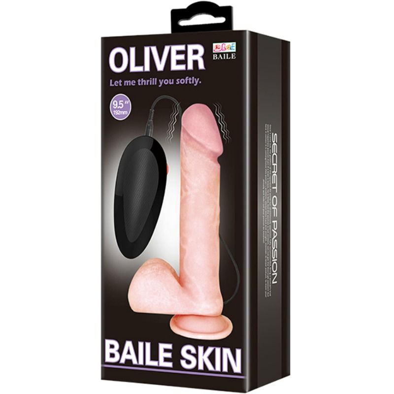 Oliver Vibrating Realistic Dildo