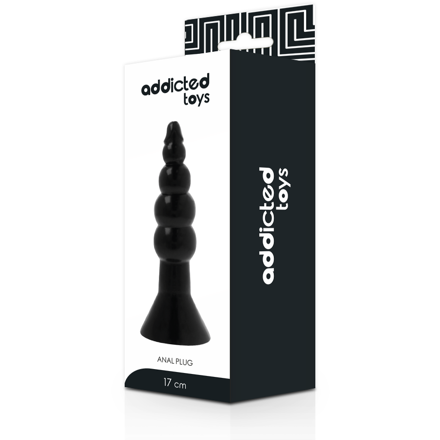 Plug Anal Negro Premium de 17cm