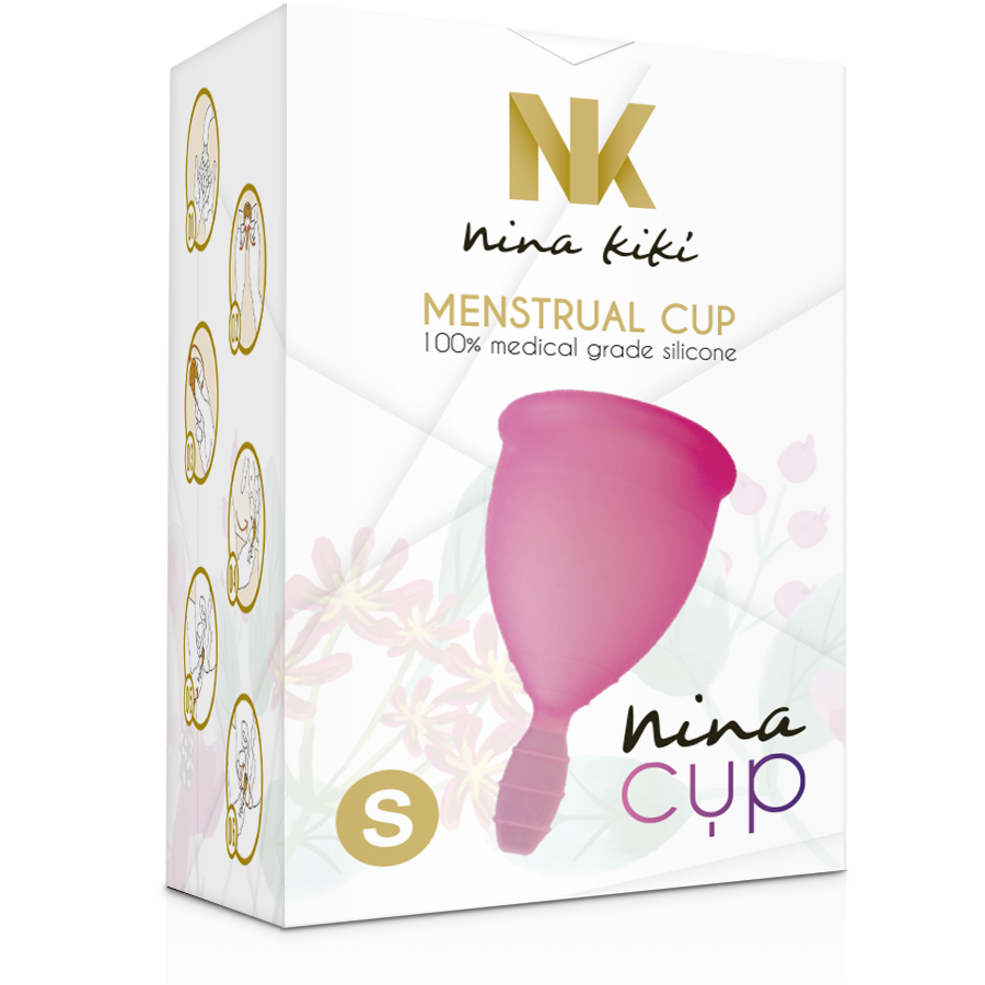 Copo Menstrual Rosa Tamanho S