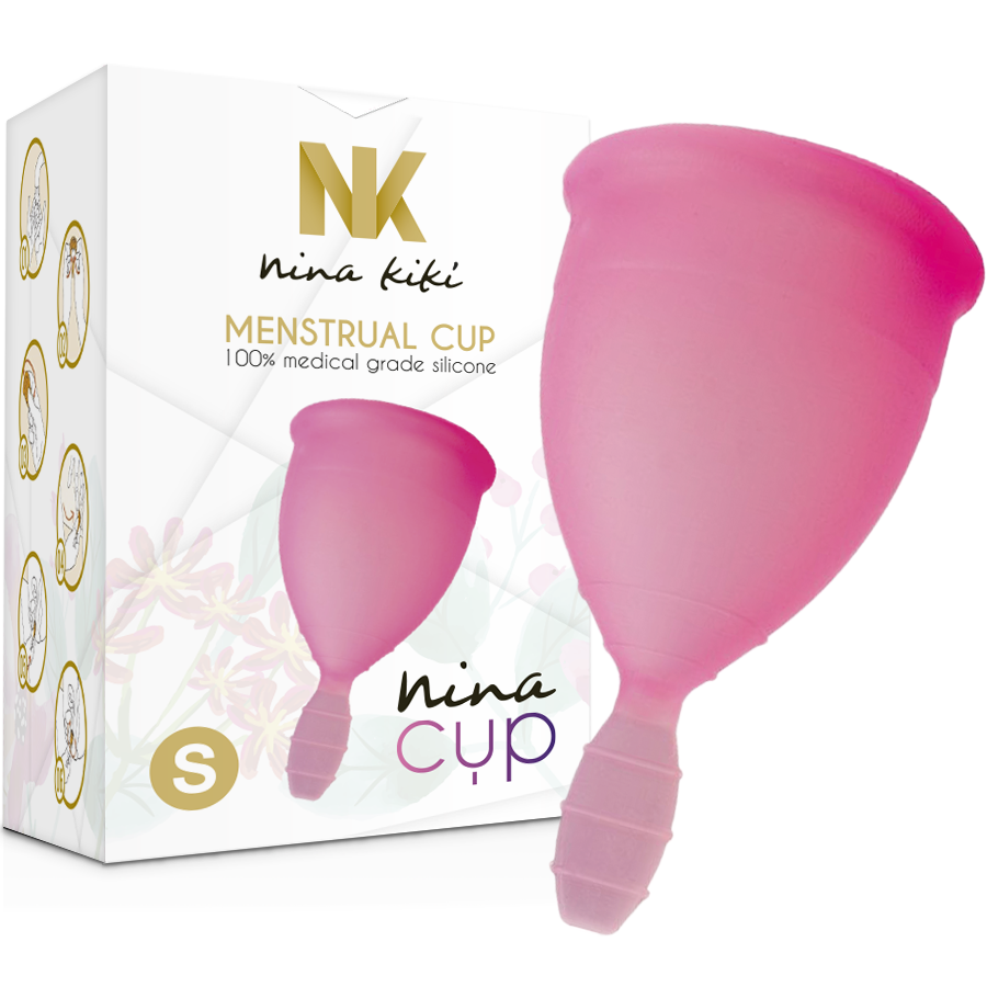 Copo Menstrual Rosa Tamanho S
