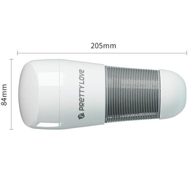 Masturbador Vaginal Realista Kitty White