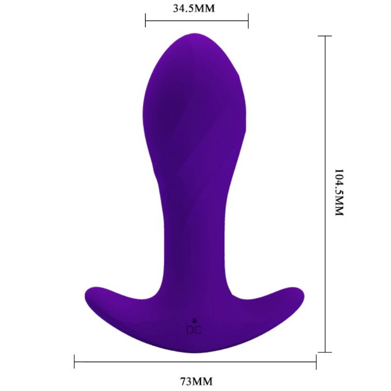 Lilac Vibrating Anal Massager