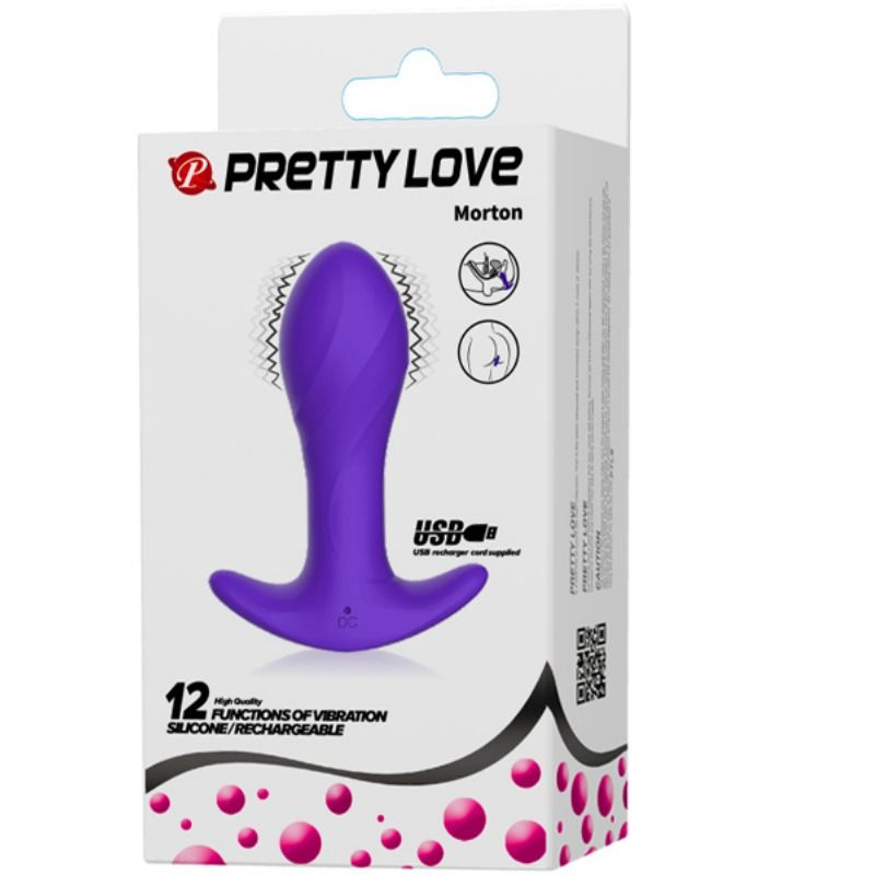 Lilac Vibrating Anal Massager