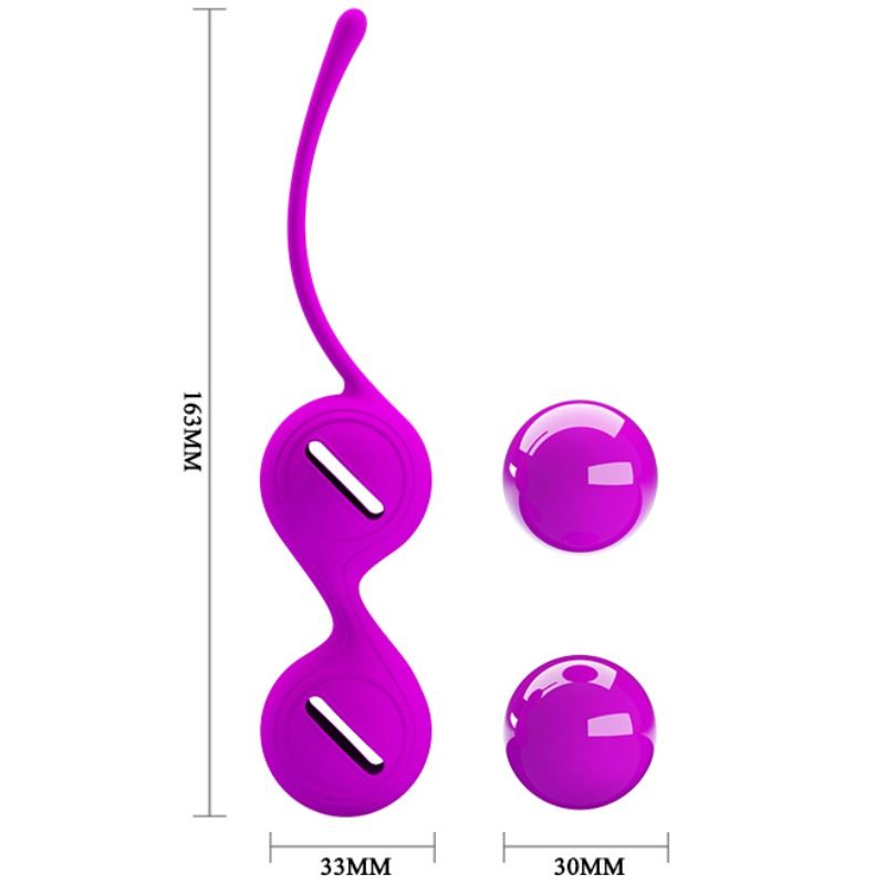 Bolas de Exercício Kegel para Orgasmos - Lilás