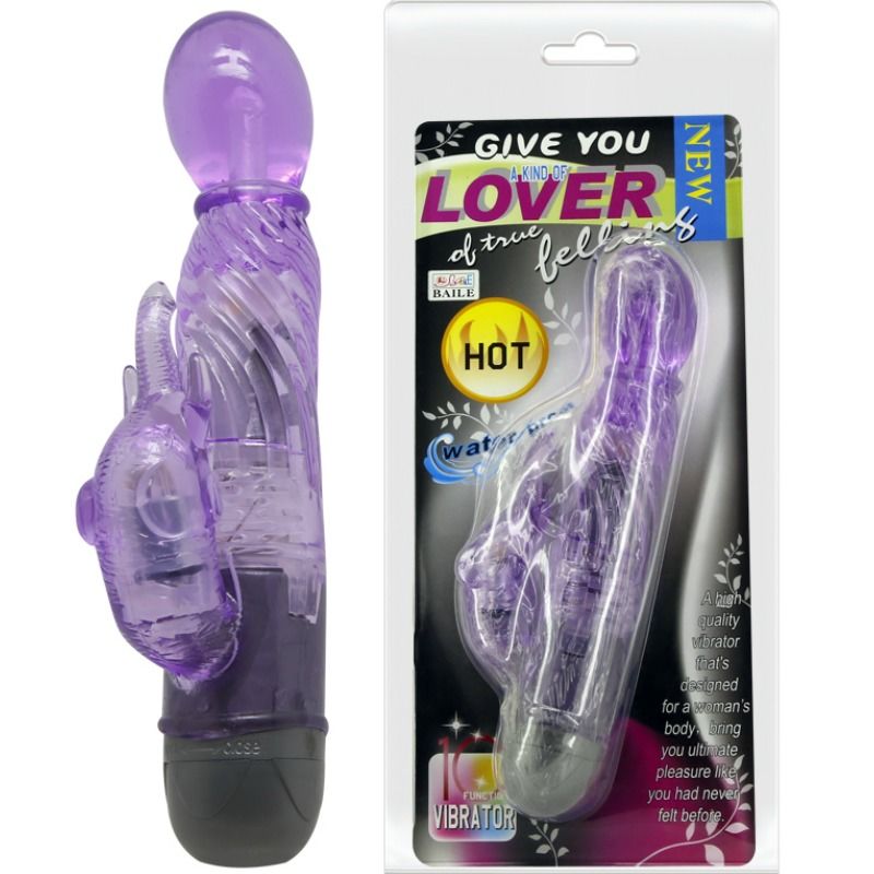 Vibrador Rabbit Lila con 10 Modos