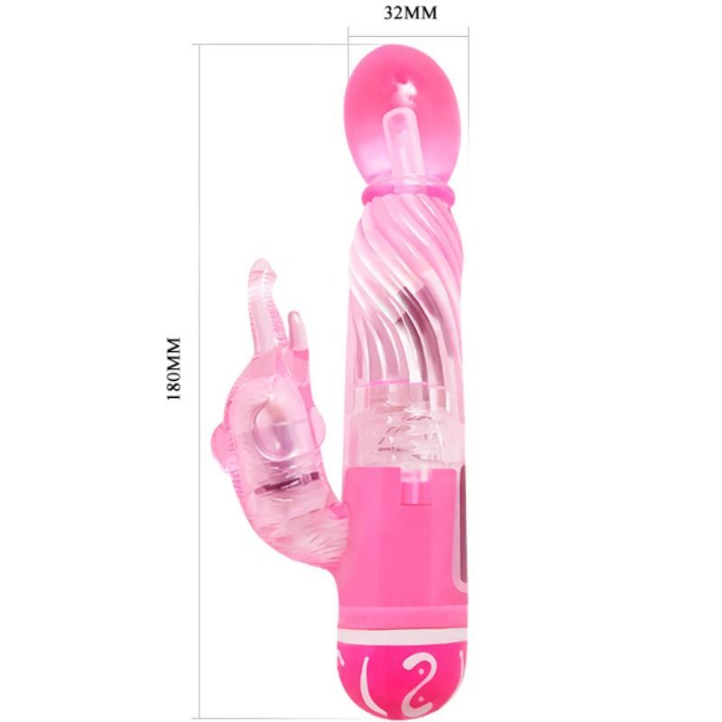 Multi-Speed Vibrator With Lilac Stimulator