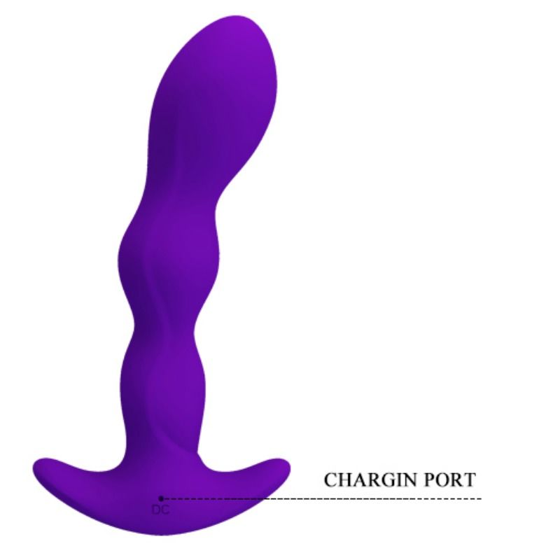 Lilac Anal Massager with 12 Vibration Modes