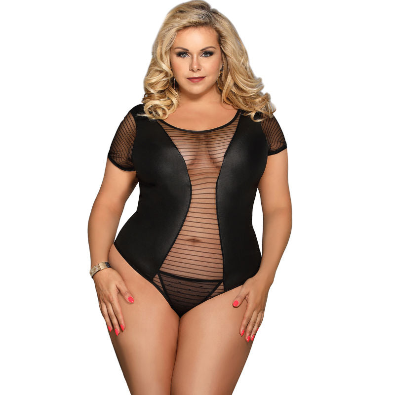 Queen Plus Fetish Teddy Lingerie
