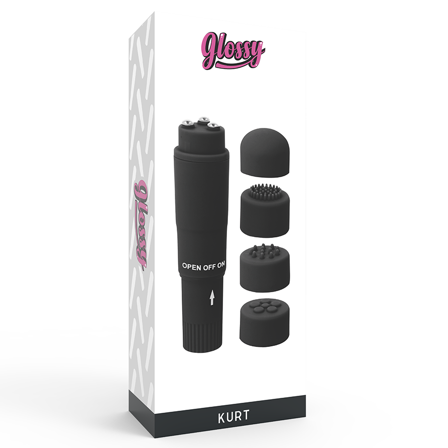Kurt Pocket Intimate Massager - Black