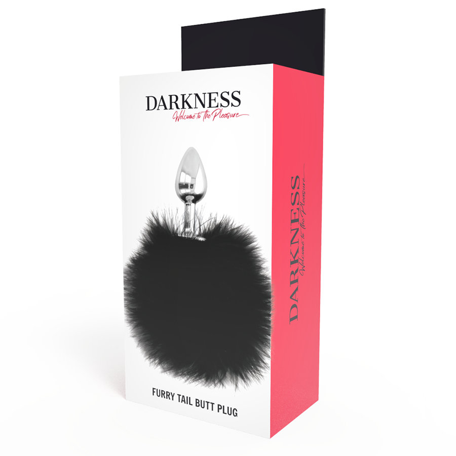 Black Cat Tail Anal Buttplug 7cm