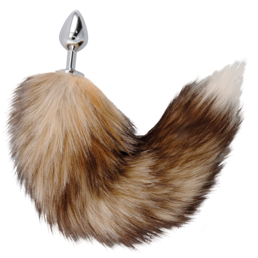 Silver Metal Cat Tail Butt Plug