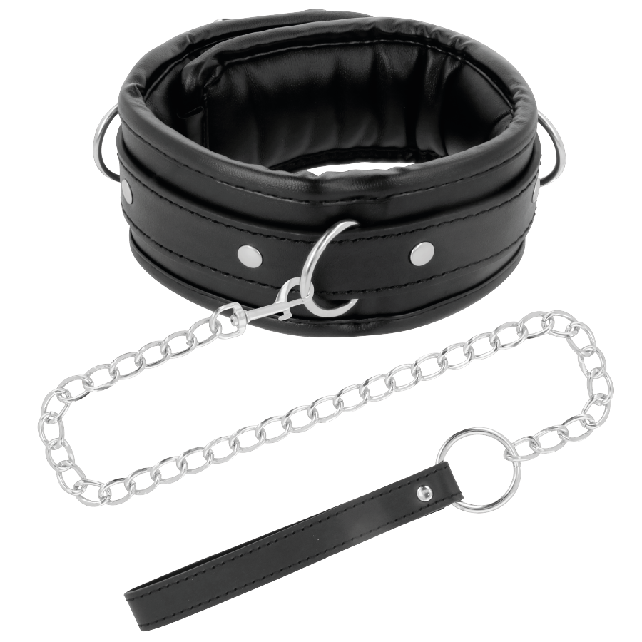 Luxury Collar Leather Necklace with Chain