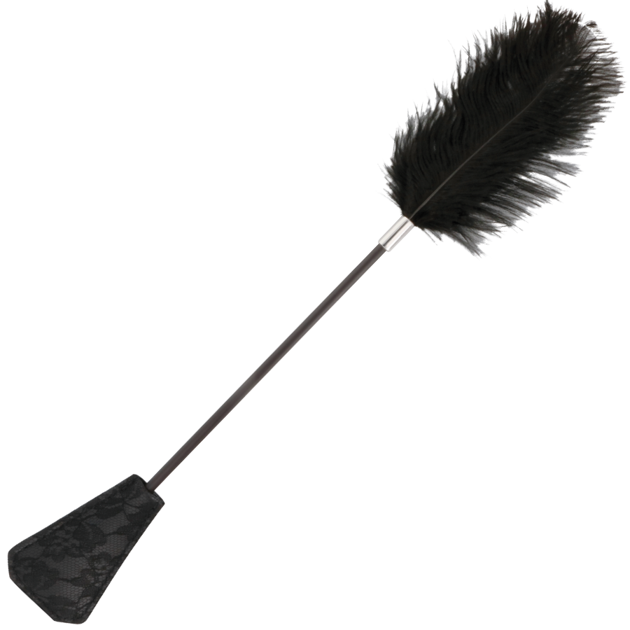 Sensual Black Love Feather Whip 56cm