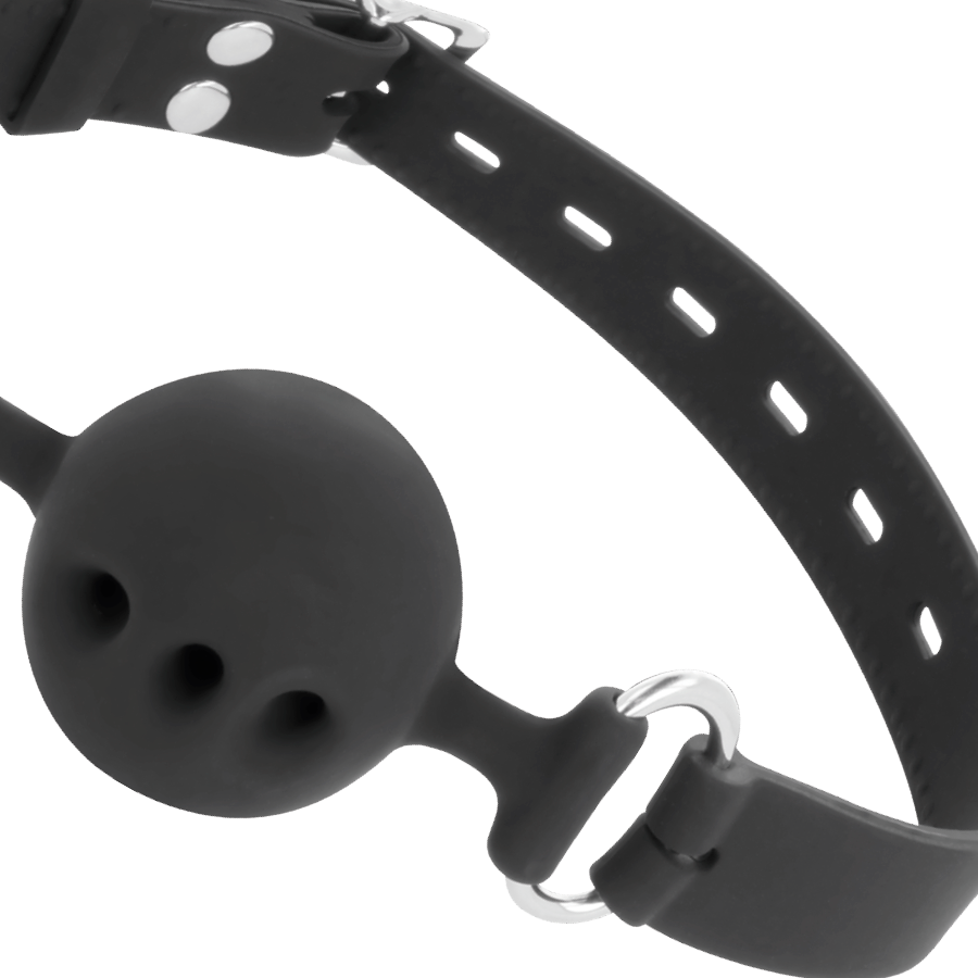 Breathable Silicone Black Gag