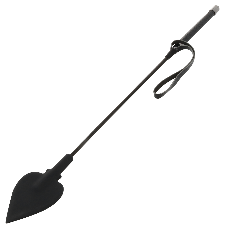 Silicone Bondage Whip - 60cm Black