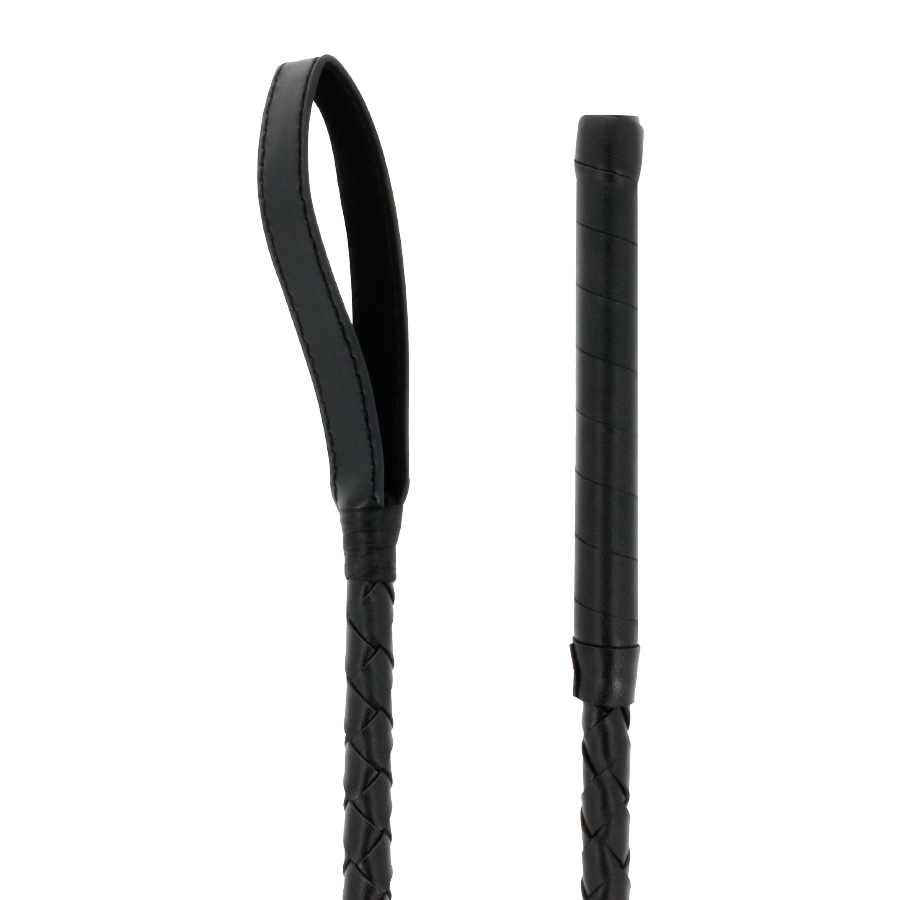 Luxurious Black BDSM Whip 70cm