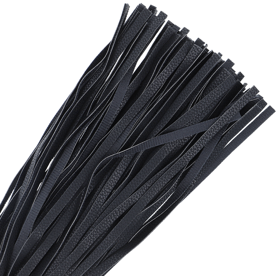 Black Leather Bondage Whip (42cm)