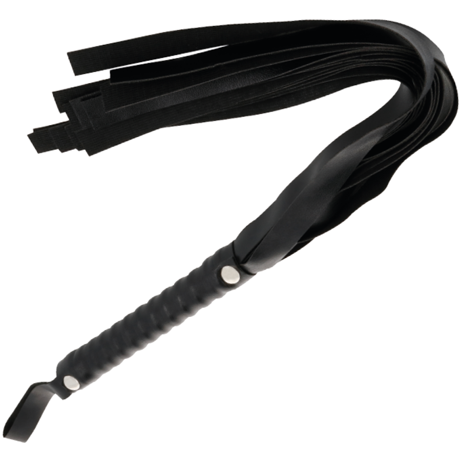 Black Bondage Whip - 51cm Long