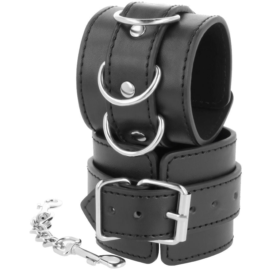 Black Restraint Handcuffs for Bondage Play