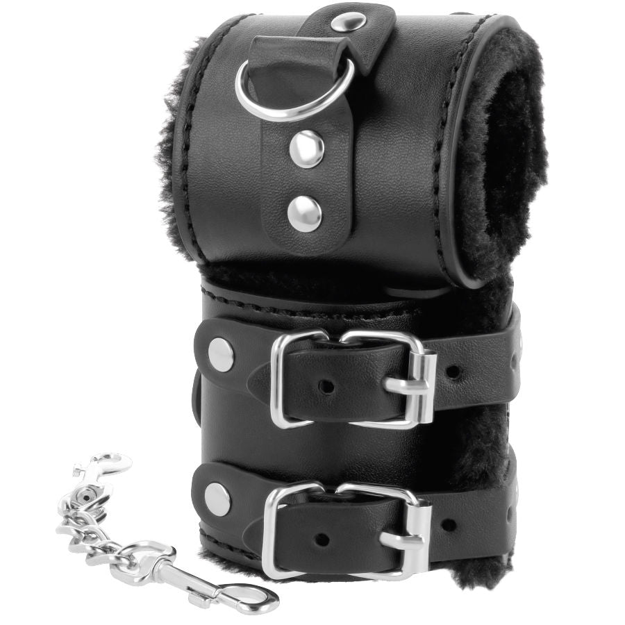 Padded Leather Adjustable Handcuffs