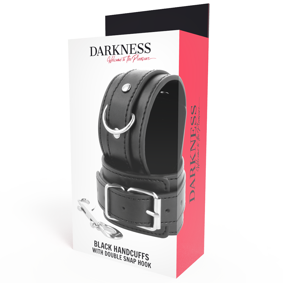 Black Adjustable Reinforced Handcuffs