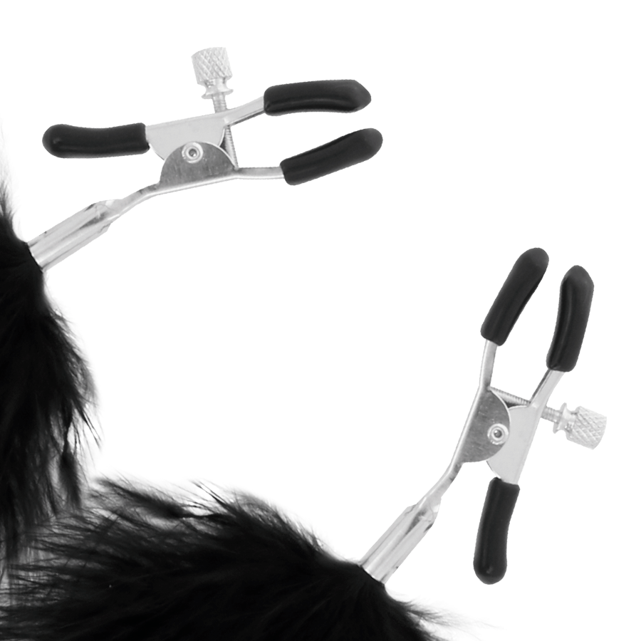 Pom-Pom Erotic Nipple Clamps