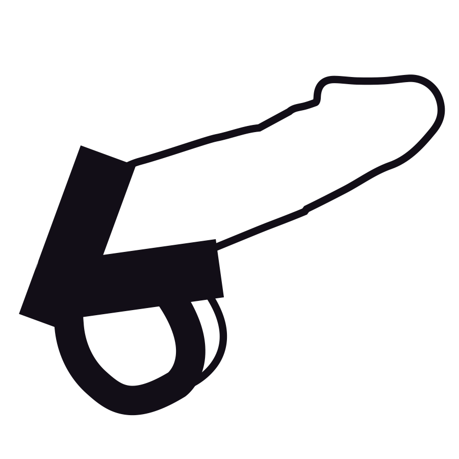 Erotic Penis & Testicle Skin Ring