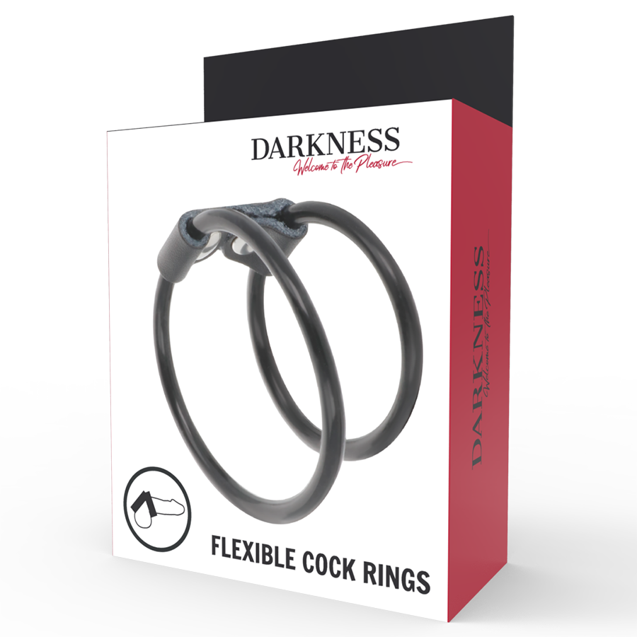Dual Flexible Penis Ring - Sex Toy