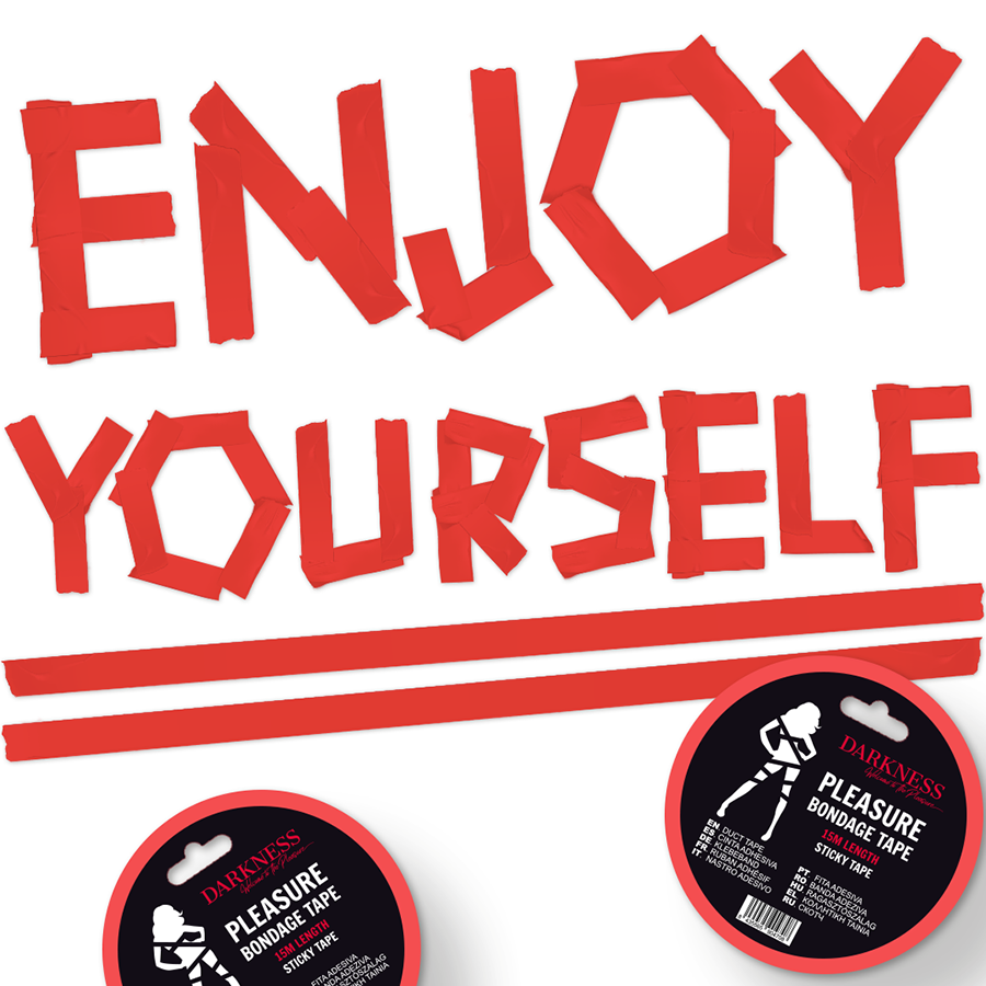 Red Adhesive Bondage Tape - 15M