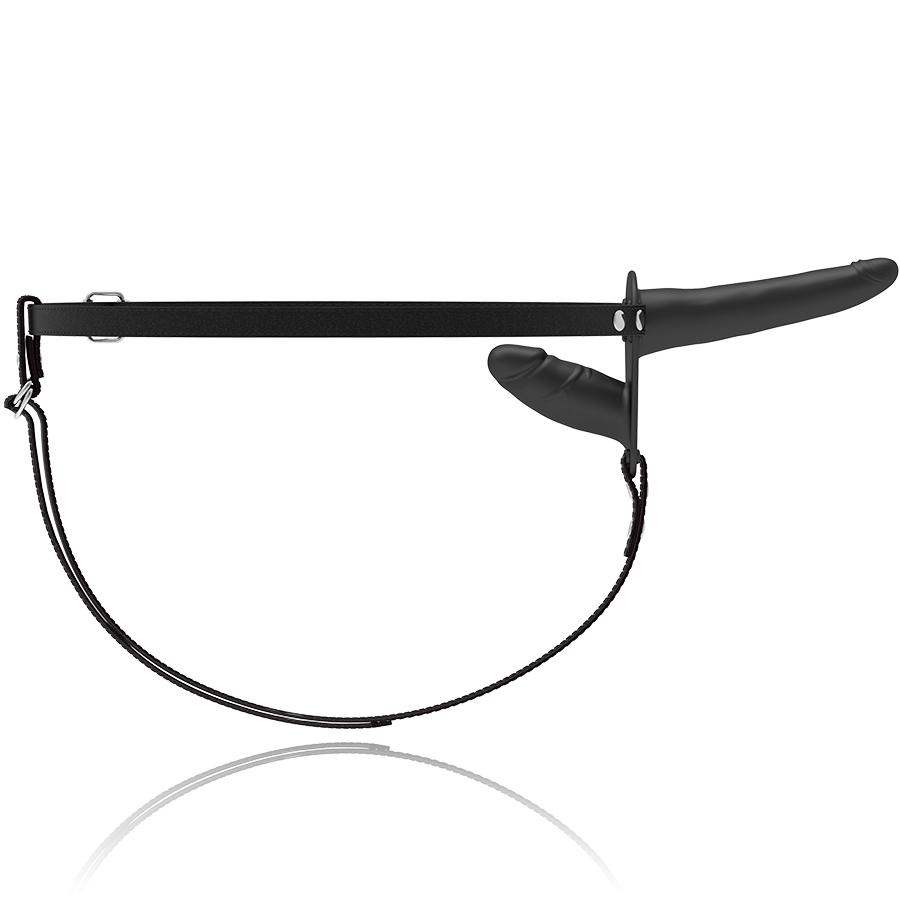 Dual Entry Black Vibrator