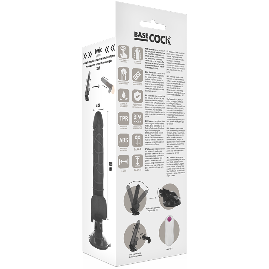 Realistic Vibrating Dildo with Remote