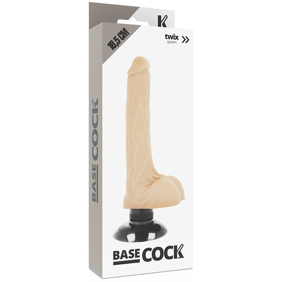 Realistic Dual-Function Vibrator 18.5cm